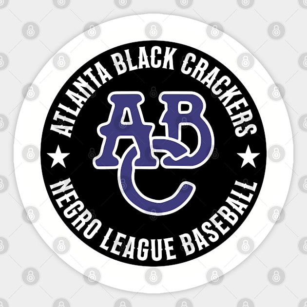 Atlanta Black Crackers Negro League Baseball Tribute Sticker by UrbanLifeApparel